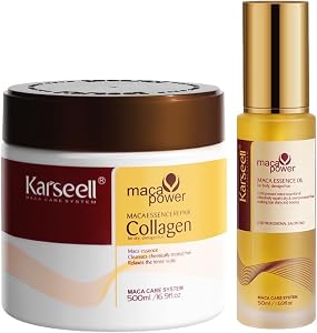 Karseell Collagen Hair Treatment Deep Repair Conditioning All Hair Types 16.90 oz 500ml +