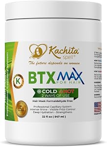 Kachita Spell BTXMAX Deep Conditioning Hair Mask for Dry & Damaged Hair, Keratin &