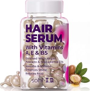 sohl-I.D. Hair Serum for Frizzy Hair, Treatment for Dry & Damaged Strands, Suitable fo